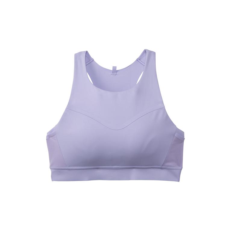 Brooks Women's Drive 3 Pocket Running Bra - Lavender Purple/Violet Dash (CERB32405)